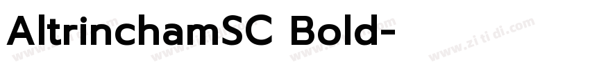 AltrinchamSC Bold字体转换